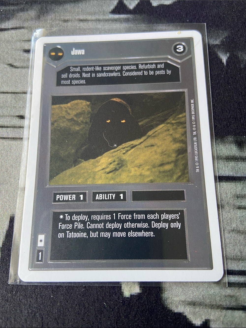 Jawa 1995 Decipher Star Wars Customizable Card Game (SWCCG)